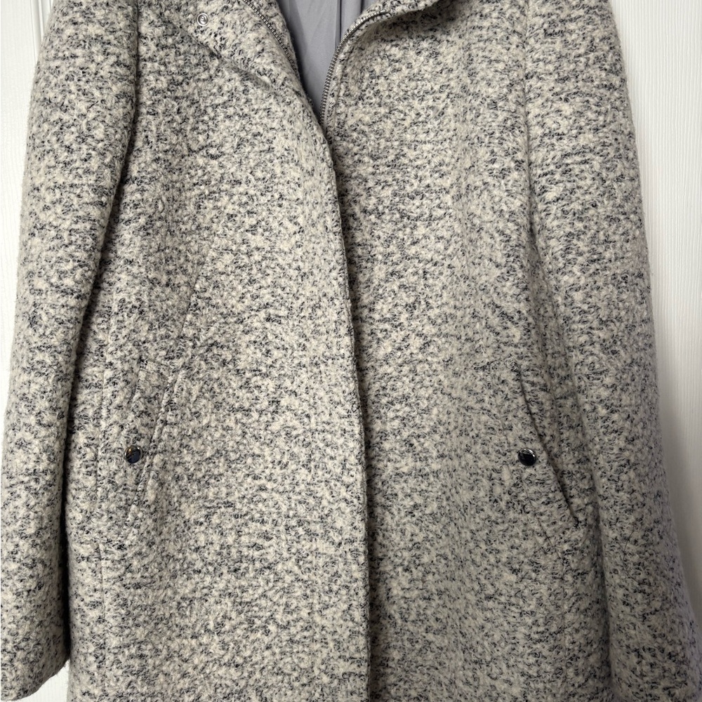 LOFT Cream and Gray Boucle coat!